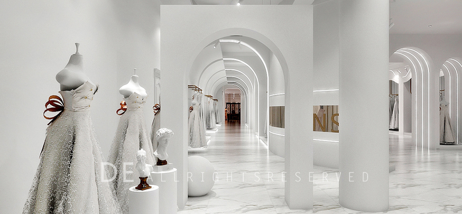 年度推薦風(fēng)格{北歐時(shí)尚}  項(xiàng)目展示：齊河曼莎禮服館